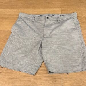 Callaway Heathered Light Gray Men's Golf Shorts